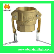 Coupler Type D Sand Casting Female BSPP Threaded Camlock Fittings